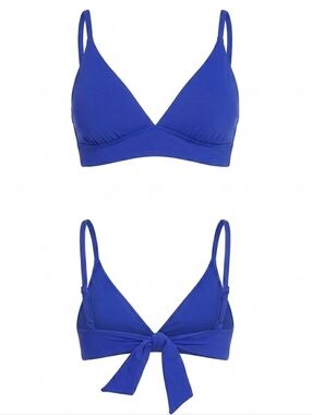 NWT Skinny Dippers Miraclesuit Bridgette Bikini Top Jelly Beans Blue Bralette M